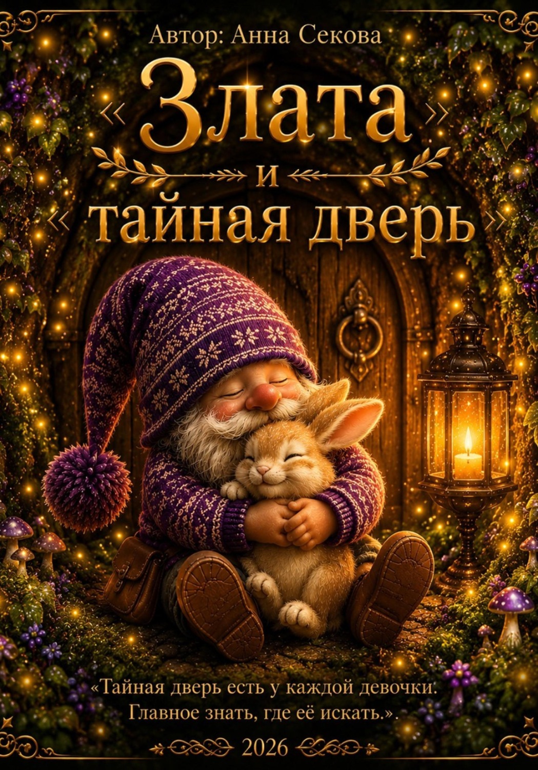 Обложка книги «Злата и тайная дверь»