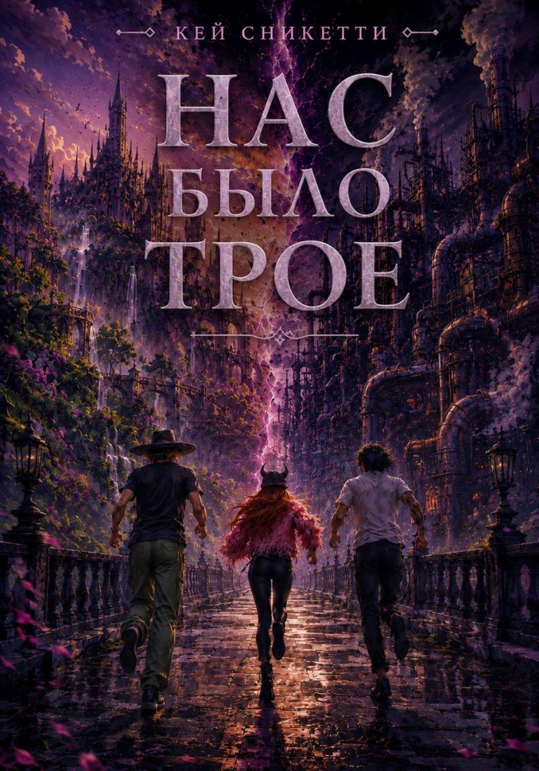 Обложка книги «Нас было трое»