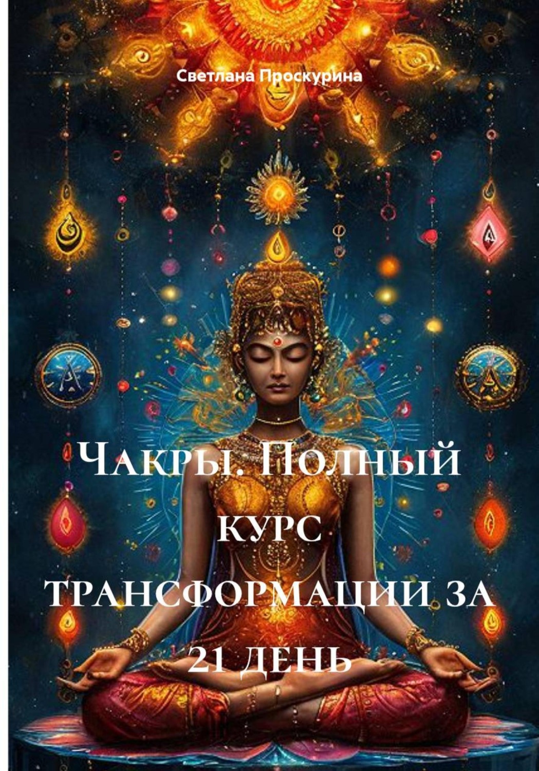 Обложка книги «Чакры. Полный курс трансформации за 21 день»