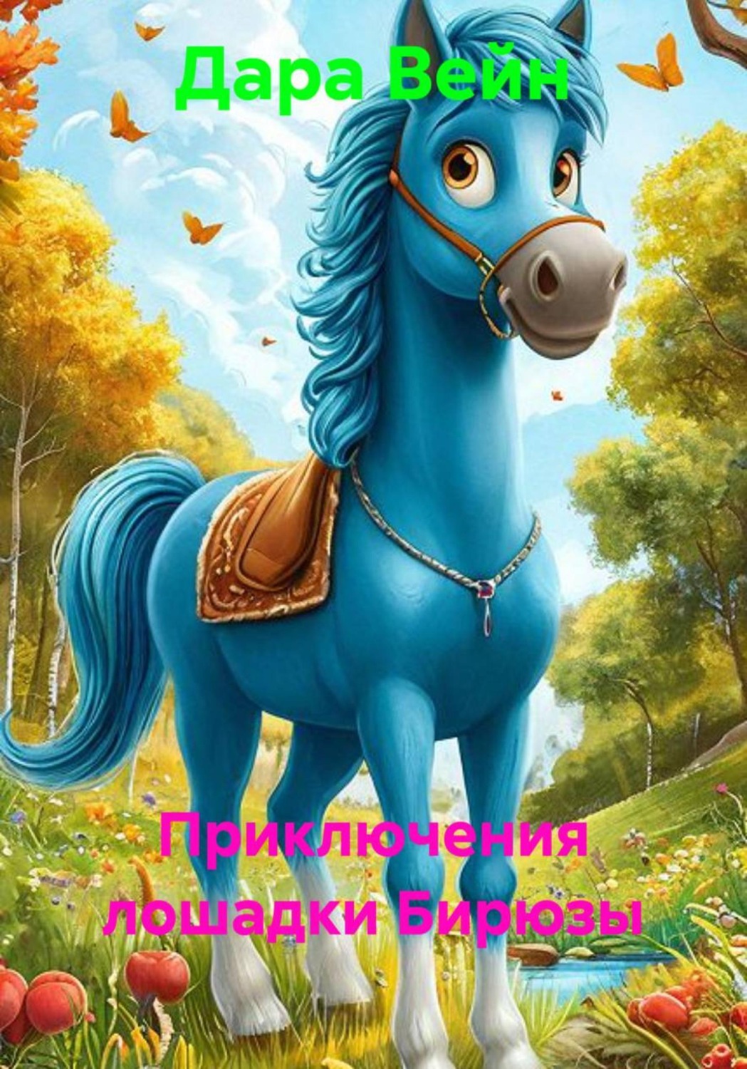 Обложка книги «Приключения лошадки Бирюзы»