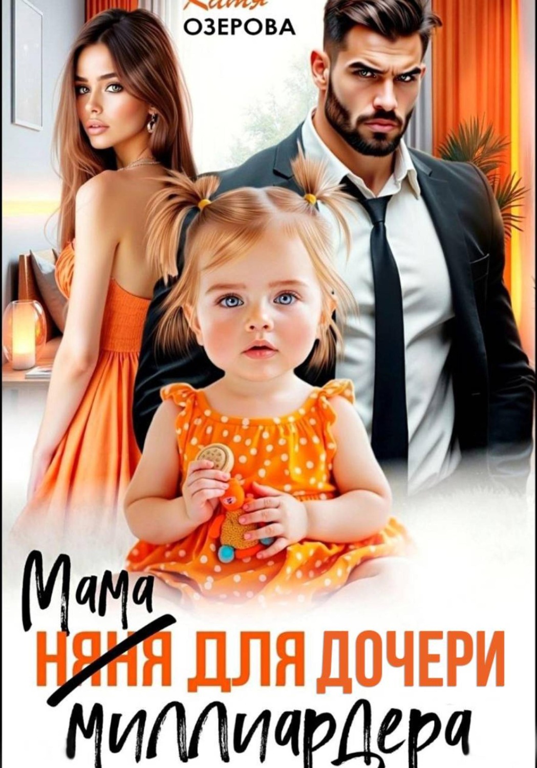 Обложка книги «Мама для дочери миллиардера»
