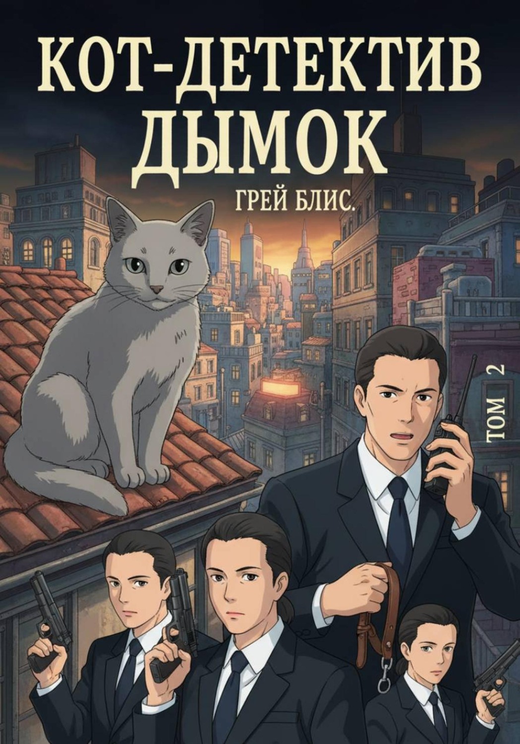 Обложка книги «Кот-детектив Дымок. Том 2»