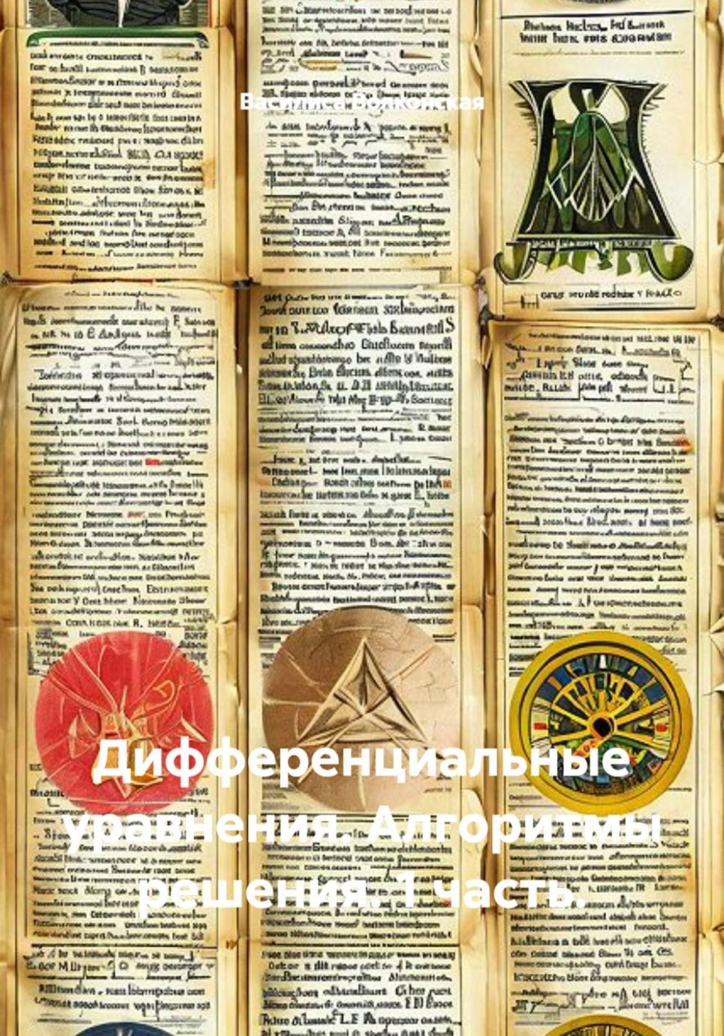Обложка книги «Дифференциальные уравнения. Алгоритмы решения. 1 часть»