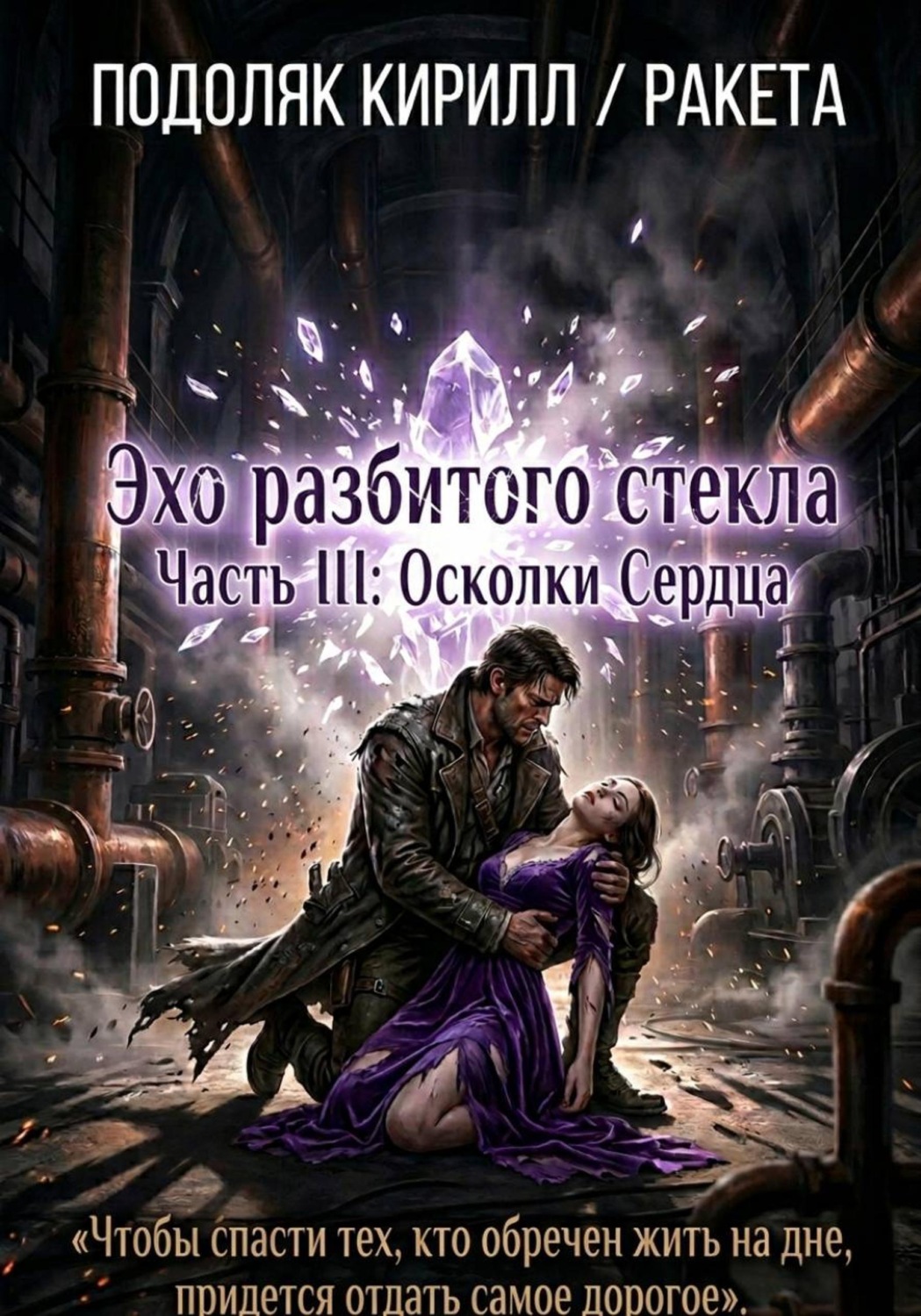 Обложка книги «Эхо paзбитого стекла часть III: Осколки Сердца. Финал»