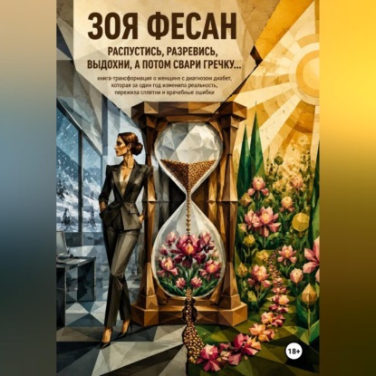 Обложка книги «Зоя Фесан Распустись, разревись, выдохни, а потом свари гречку. Книга-трансформация о женщине с диагнозом диабет, которая за один год изменила реальность, пережила сплетни и врачебные ошибки»