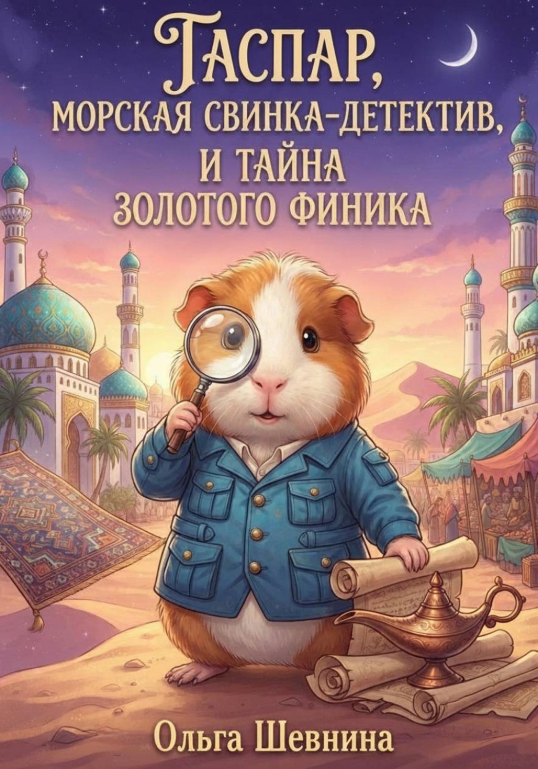 Обложка книги «Гаспар, морская свинка — детектив, и тайна Золотого Финика»