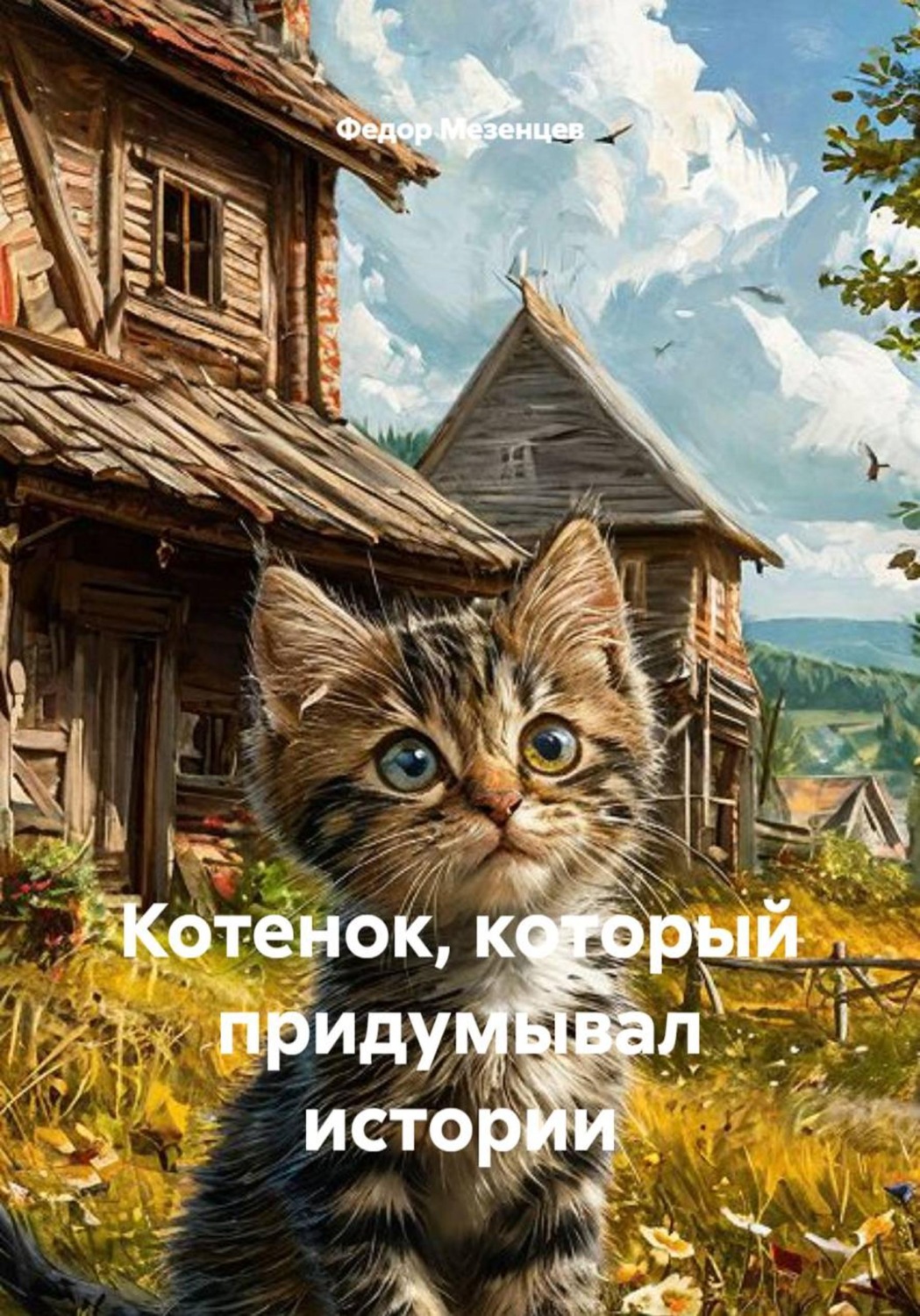 Обложка книги «Котенок, который придумывал истории»