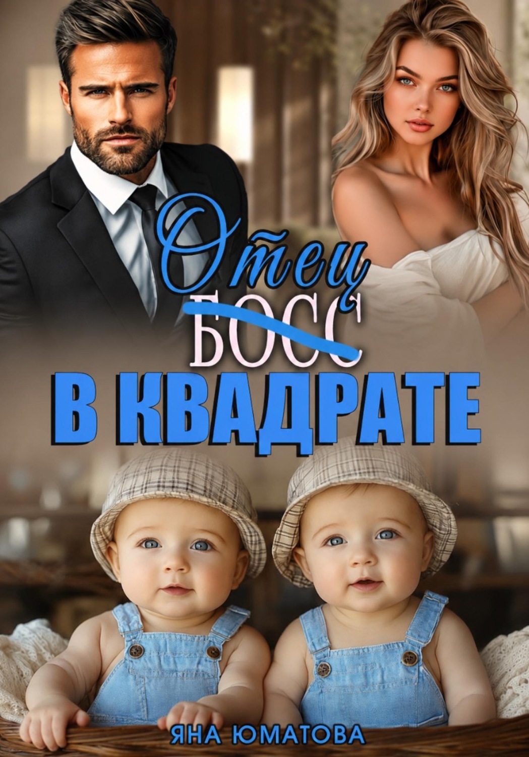 Обложка книги «Босс-отец в квадрате»