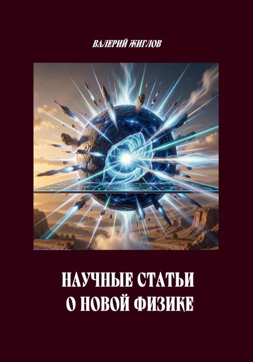 Обложка книги «Научные статьи о новой физике»