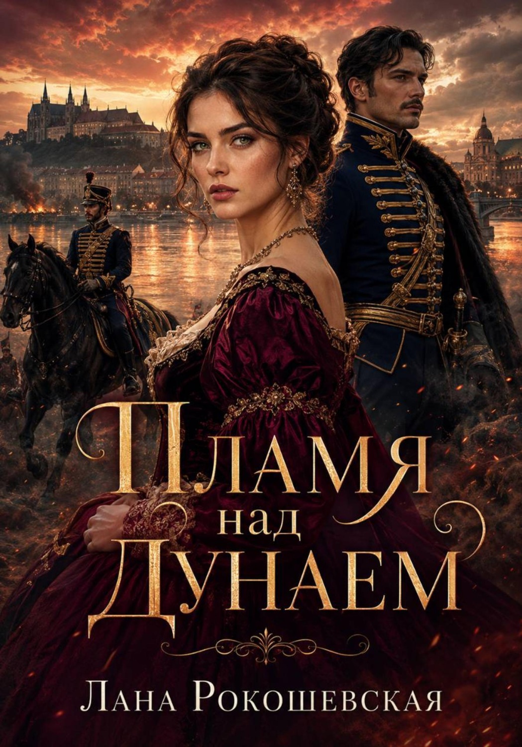 Обложка книги «Пламя над Дунаем»