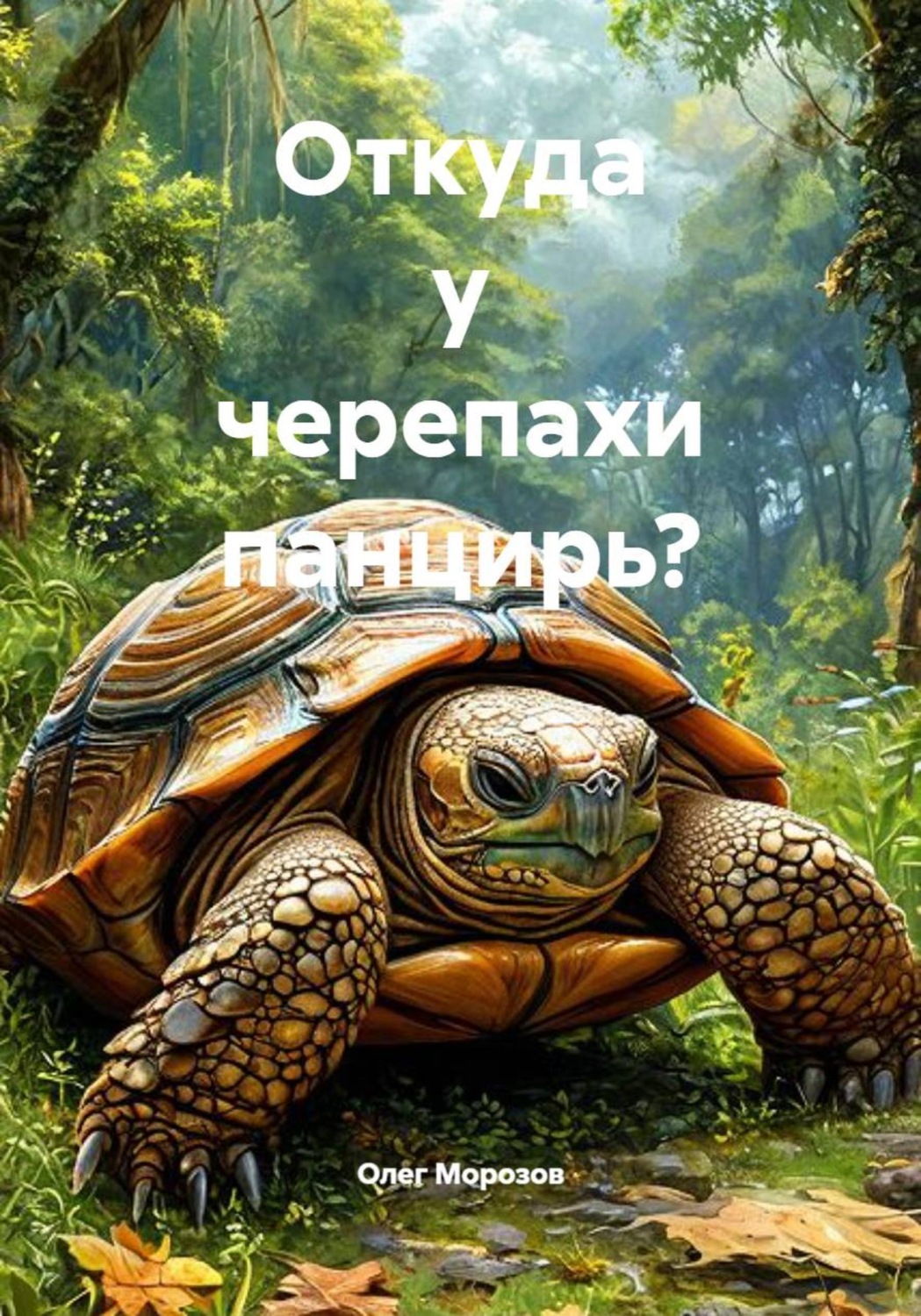 Обложка книги «Откуда у черепахи панцирь?»