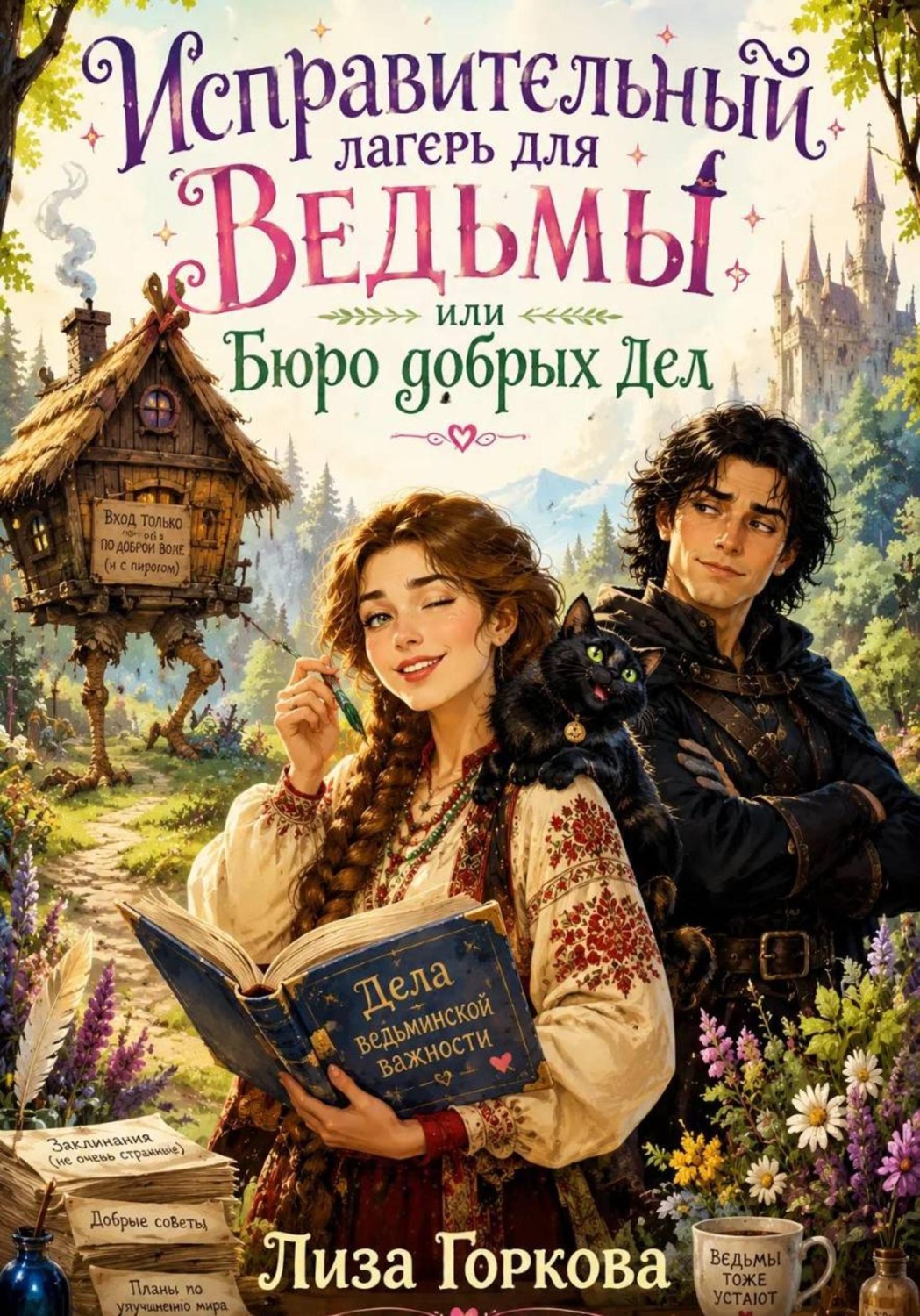 Обложка книги «Исправительный лагерь для ведьмы, или Бюро добрых дел»