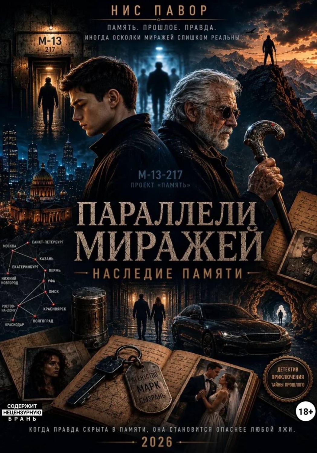 Обложка книги «Параллели миражей. Наследие памяти»