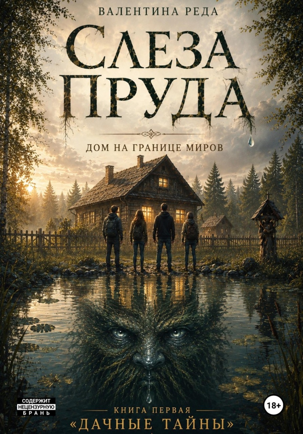 Обложка книги «Слеза пруда. Дом на границе миров .Книга первая «Дачные тайны»»
