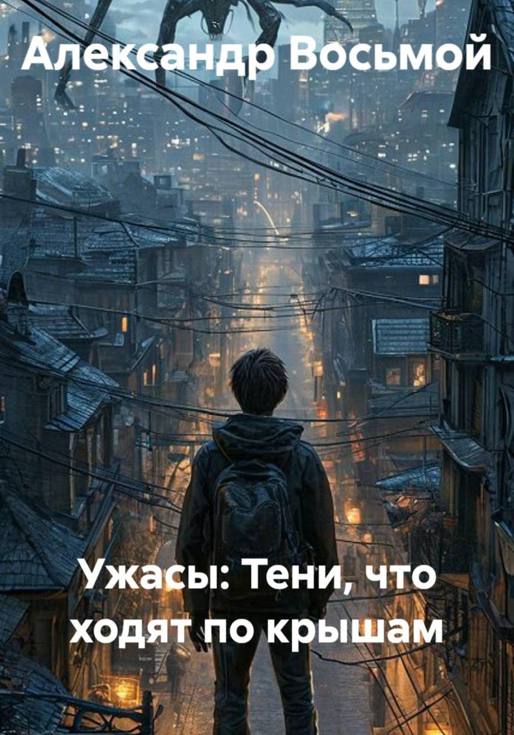 Обложка книги «Ужасы. Тени, что ходят по крышам»
