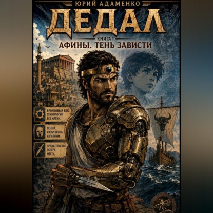 Обложка книги «Дедал. Афины. Тень зависти»