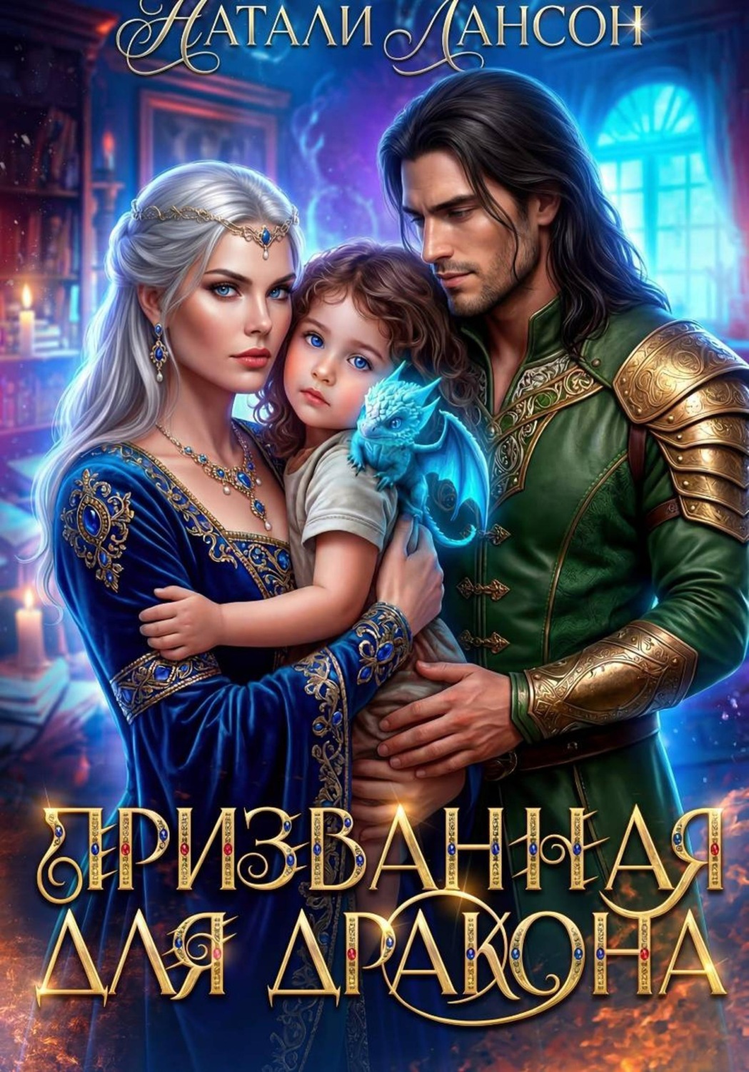 Обложка книги «Призванная для дракона»