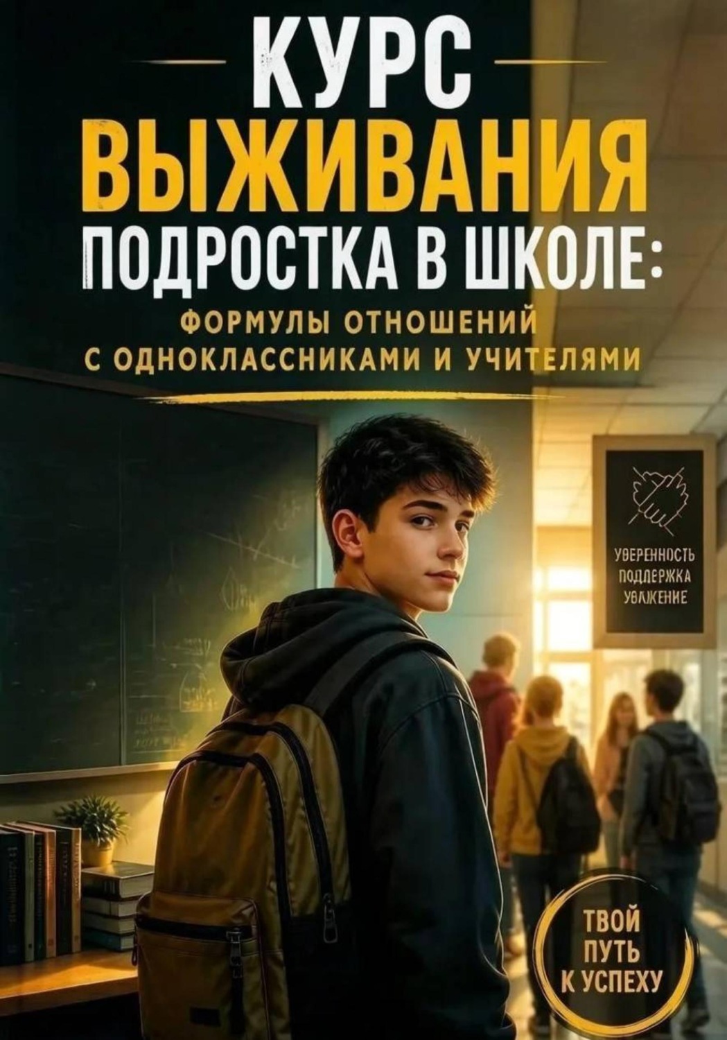 Обложка книги «Курс выживания подростка в школе. Формулы отношений с одноклассниками и учителями»