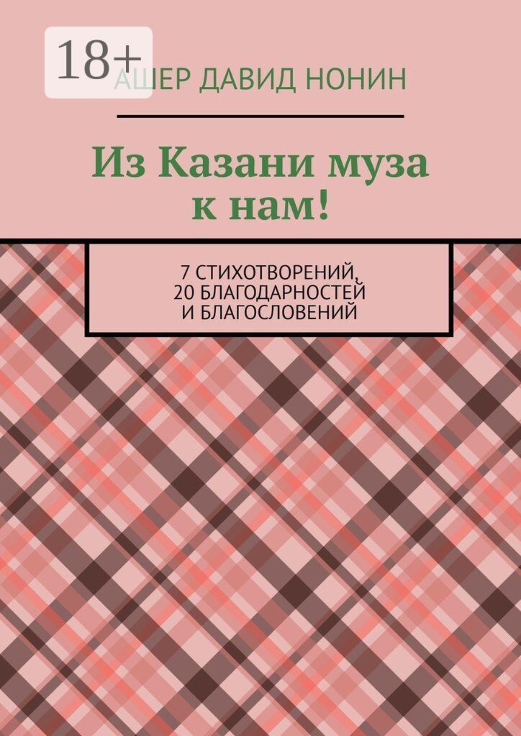 Обложка книги «Из Казани муза к нам! 7 стихотворений, 20 благодарностей и благословений»