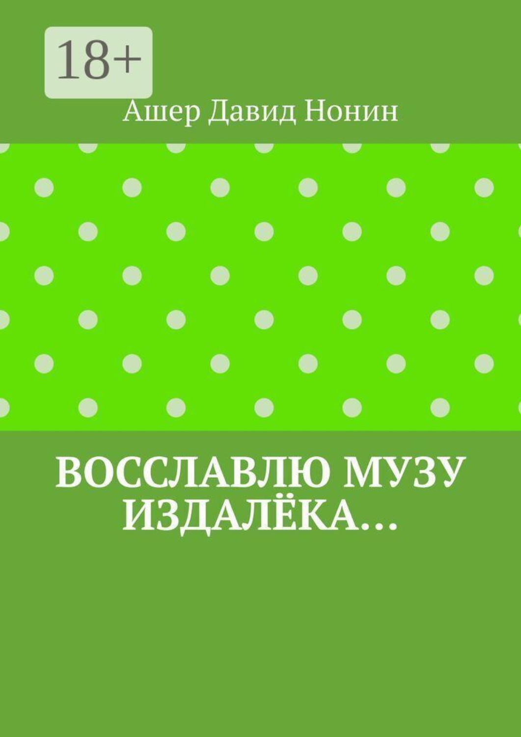 Обложка книги «Восславлю музу издалёка… 6 стихов, 20 благодарностей и благословений!»