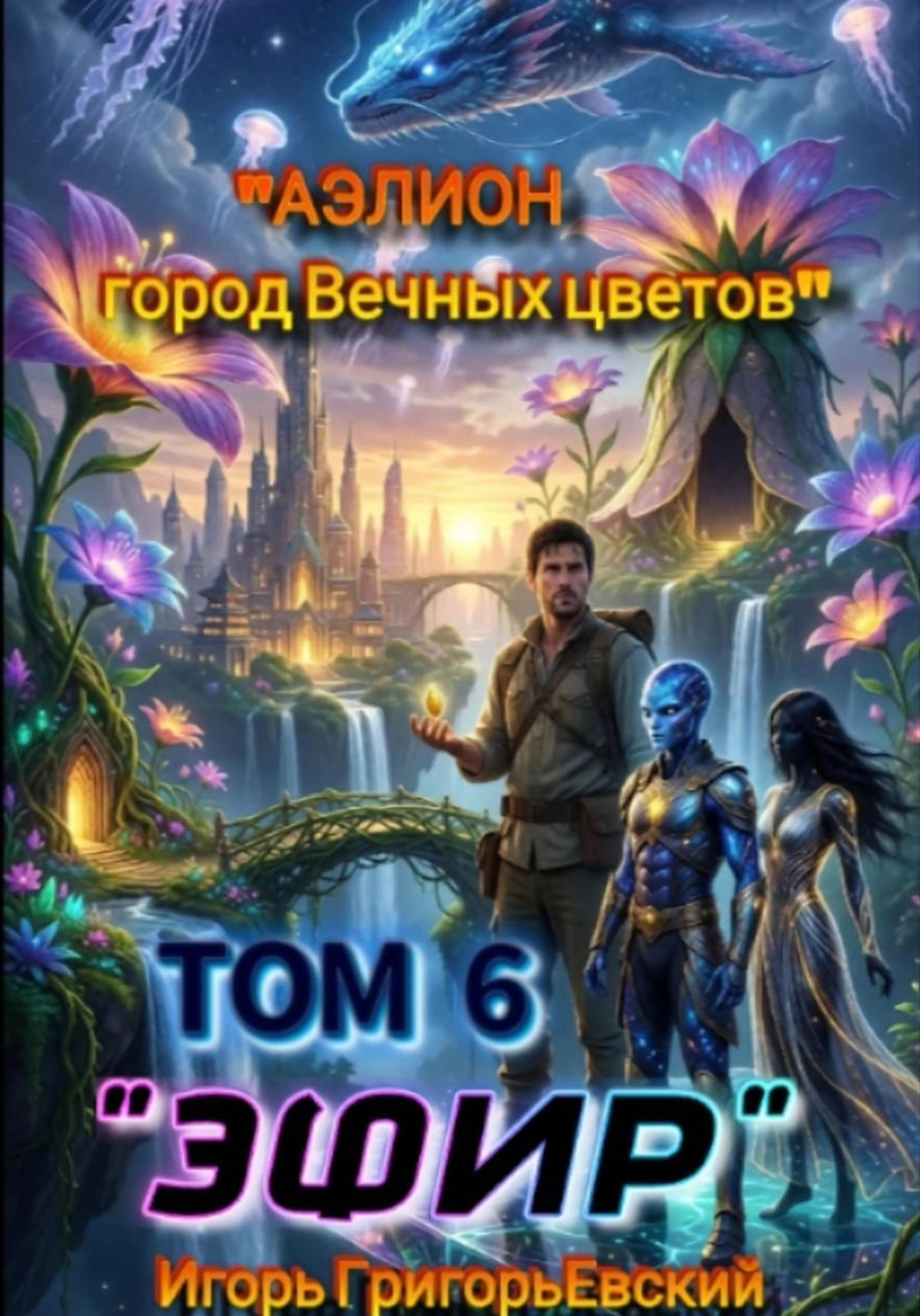 Обложка книги «ЭФИР. Том 6. АЭЛИОН город Вечных цветов»