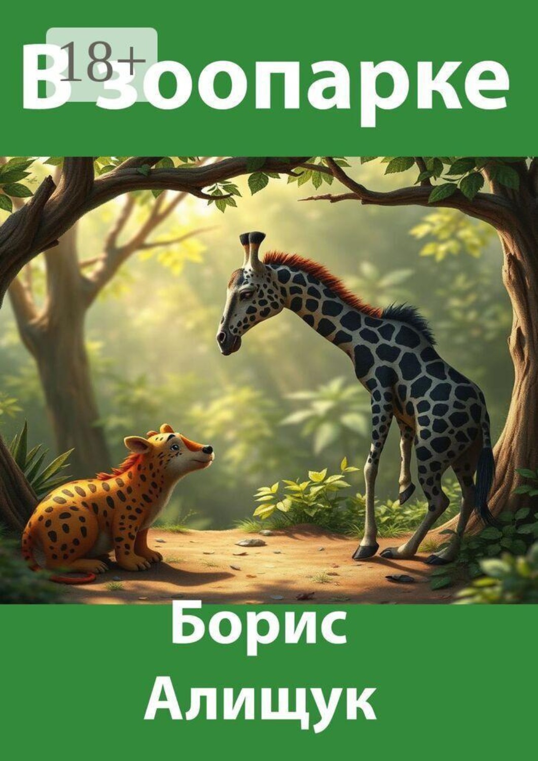 Обложка книги «В зоопарке»