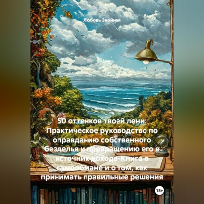 Обложка книги «50 оттенков твоей лени: Практическое руководство по оправданию собственного безделья и превращению его в источник дохода-Книга о самообмане и о том, как принимать правильные решения»