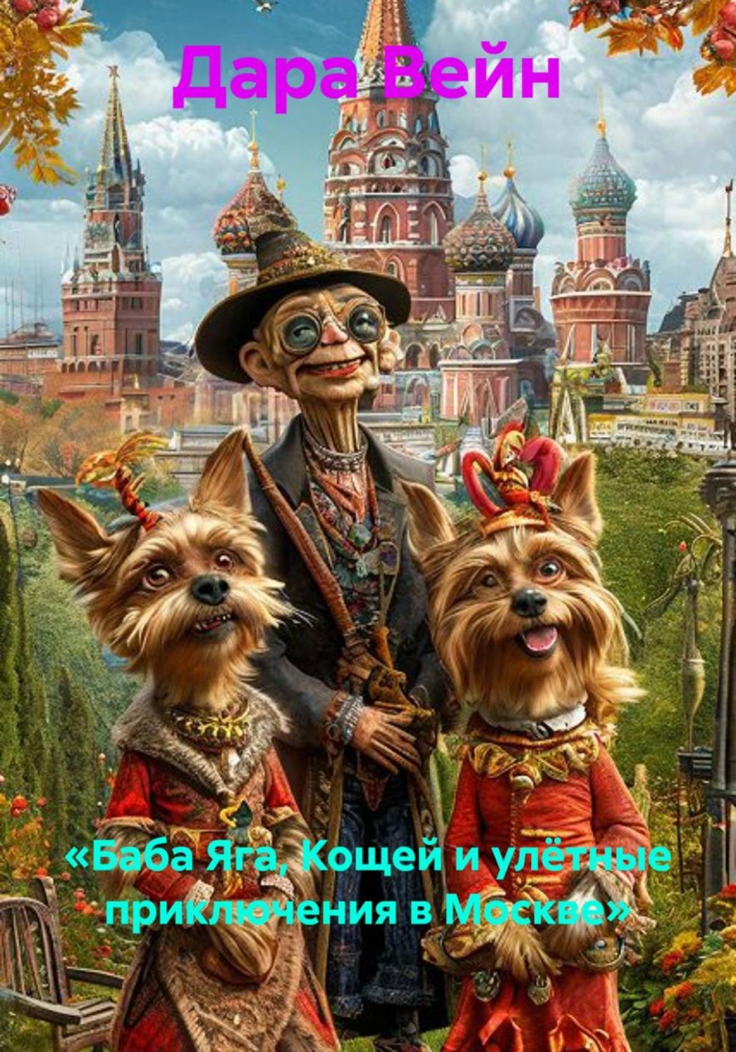 Обложка книги «Баба Яга, Кощей и улётные приключения в Москве»