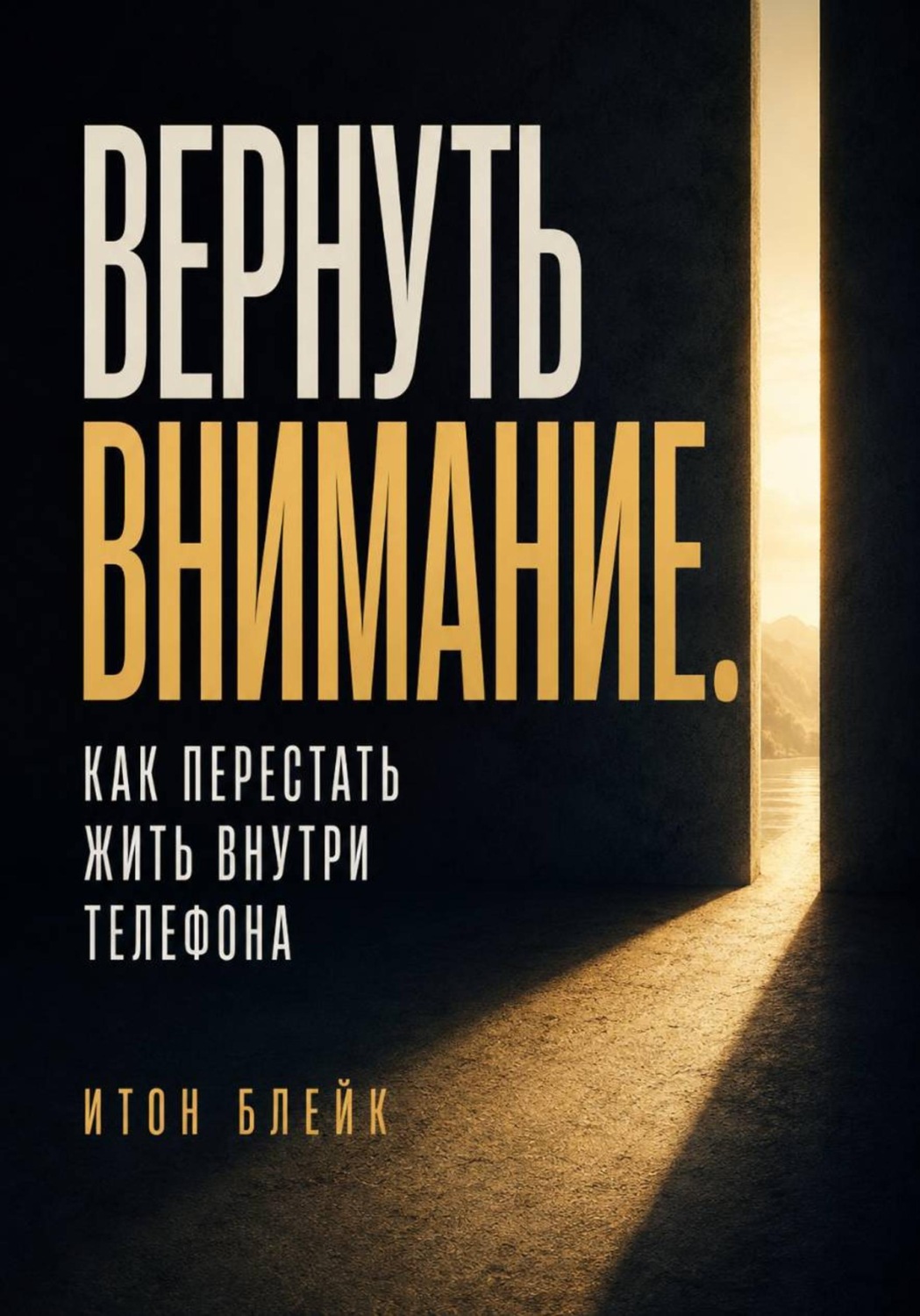 Обложка книги «Вернуть внимание. Как перестать жить внутри телефона»