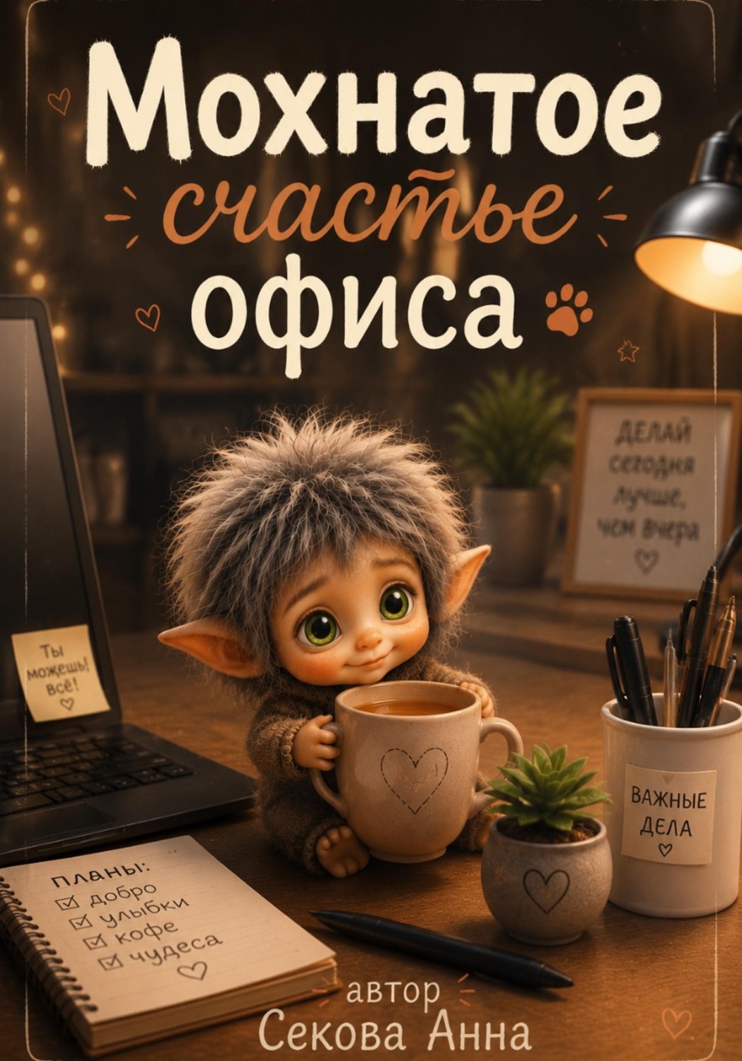 Обложка книги «Мохнатое счастье офиса»