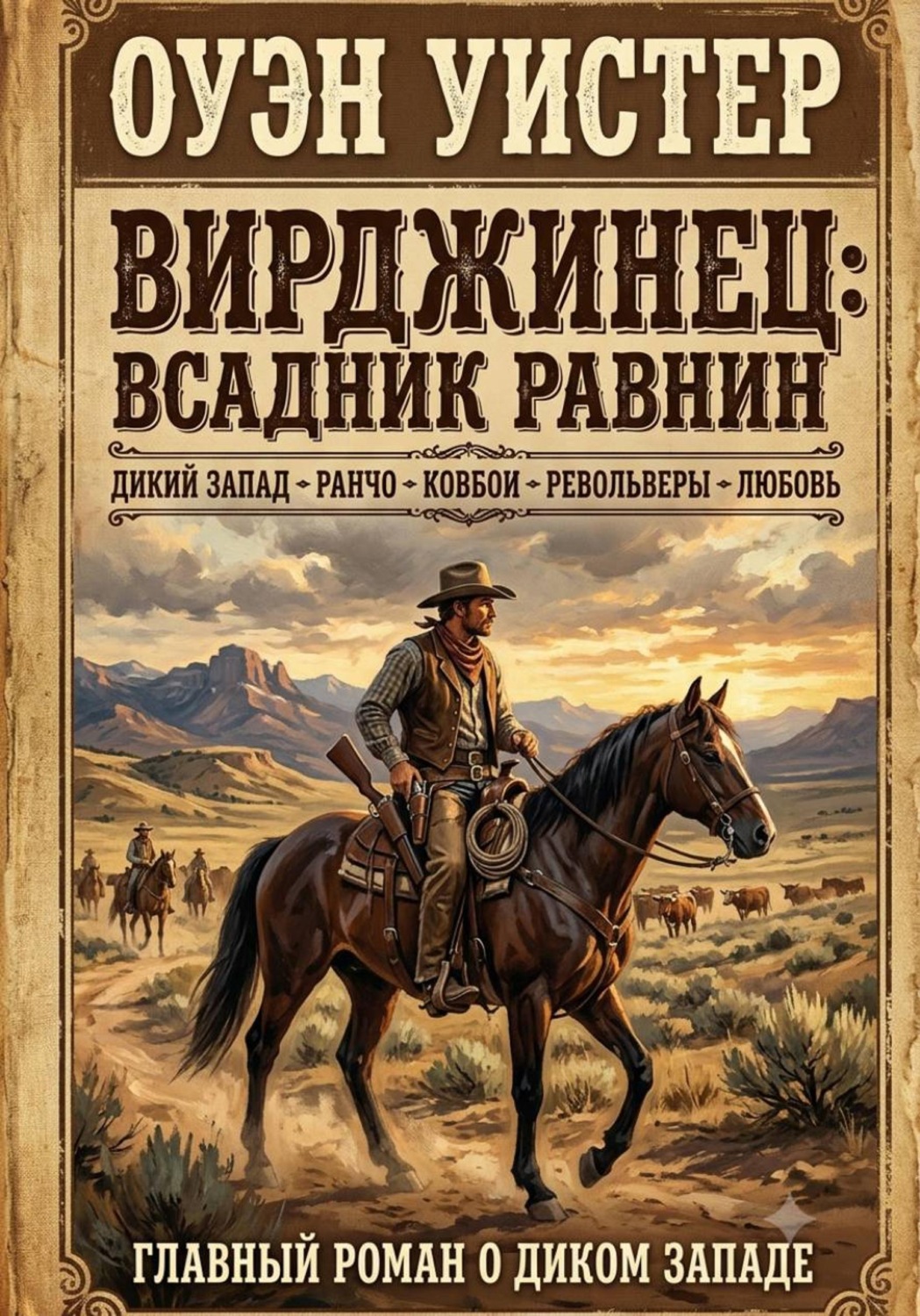Обложка книги «Вирджинец: Всадник равнин»