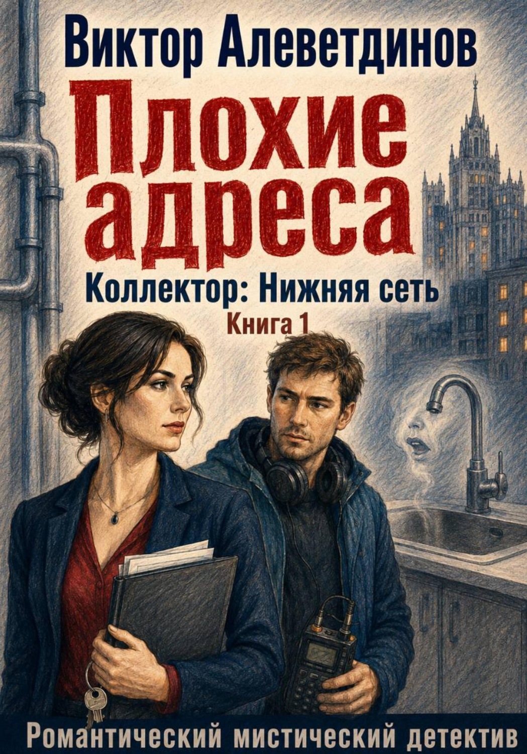 Обложка книги «Плохие адреса. Книга 1. Коллектор: Нижняя сеть»