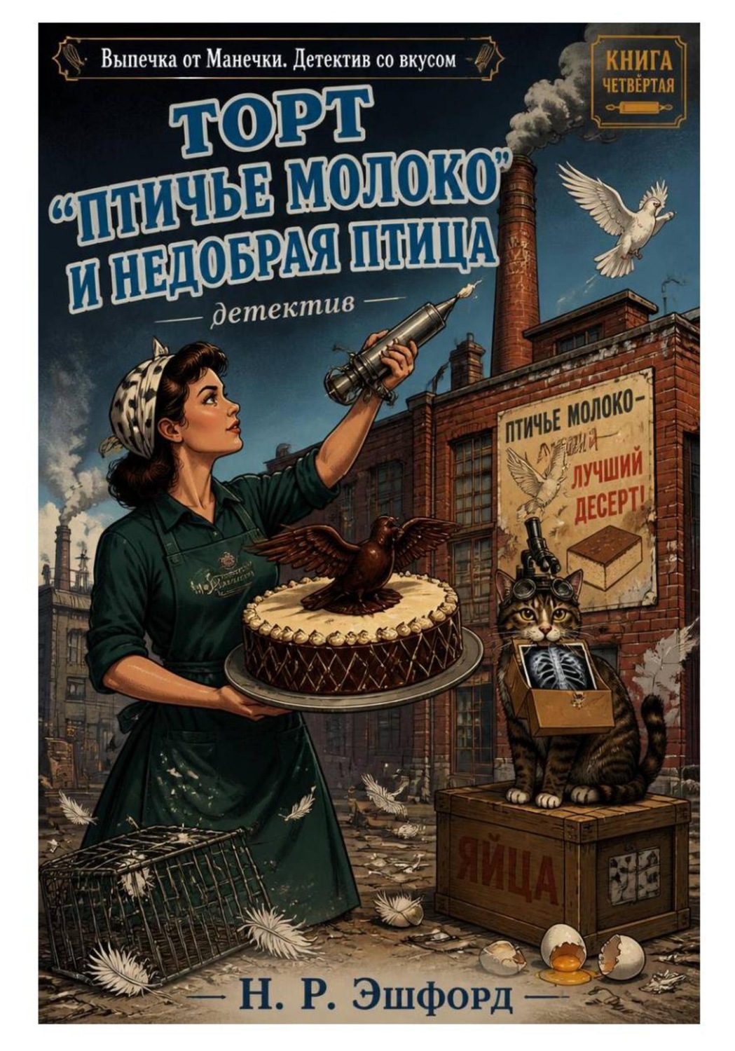Обложка книги «Торт «Птичье молоко» и недобрая птица»