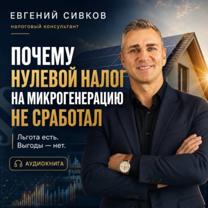Обложка книги «Почему нулевой налог на микрогенерацию не сработал: солнечные панели, НДФЛ и реальная экономика»