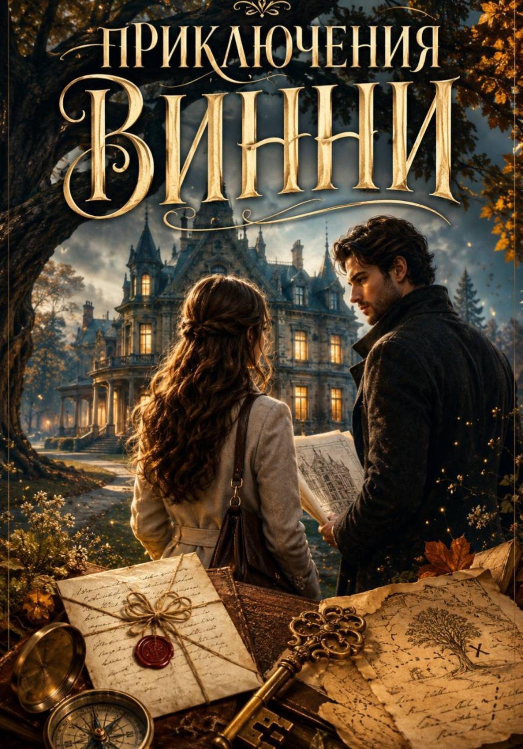 Обложка книги «Приключения Винни»