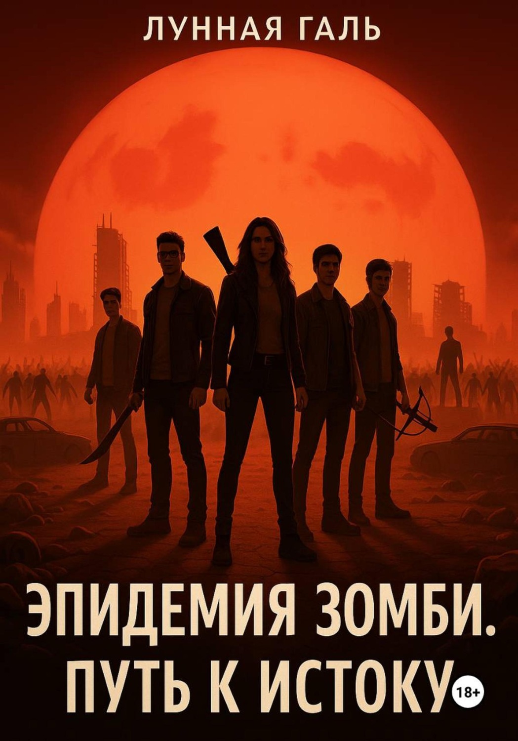 Обложка книги «Эпидемия зомби. Путь к истоку»
