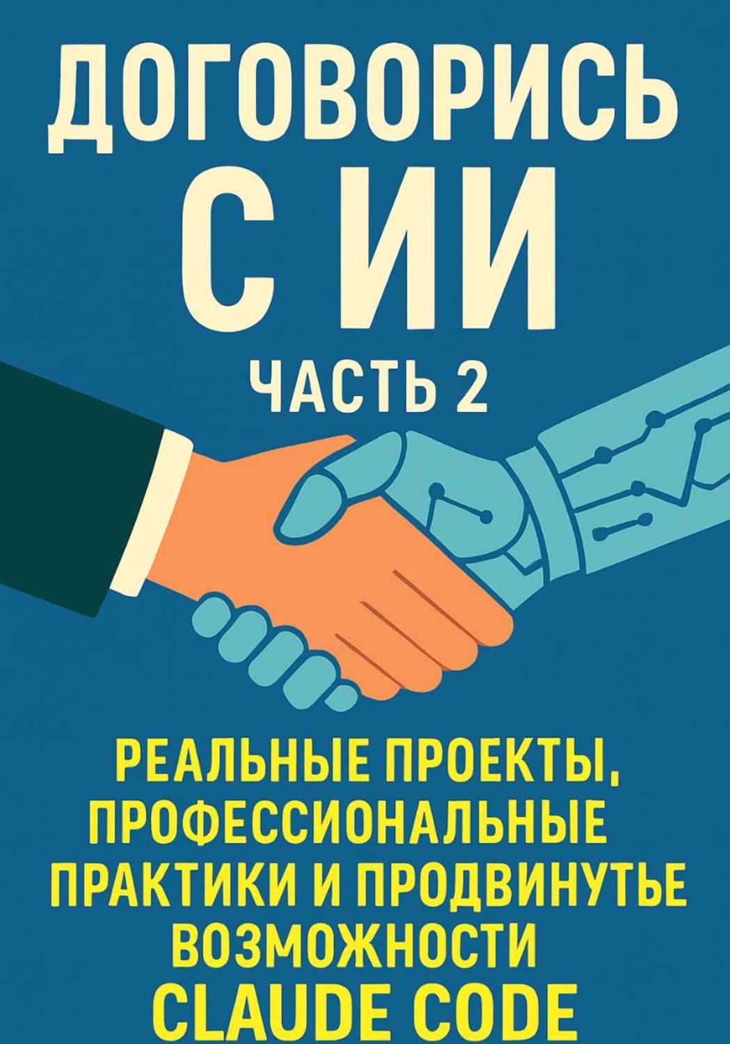 Обложка книги «Договорись с ИИ. Часть 2. Реальные проекты, профессиональные практики и продвинутые возможности Claude Code»