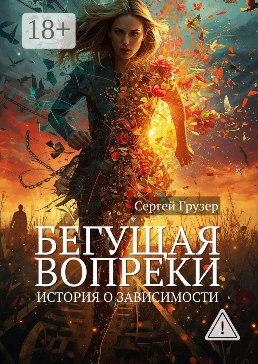 Обложка книги «Бегущая вопреки. История о зависимости»