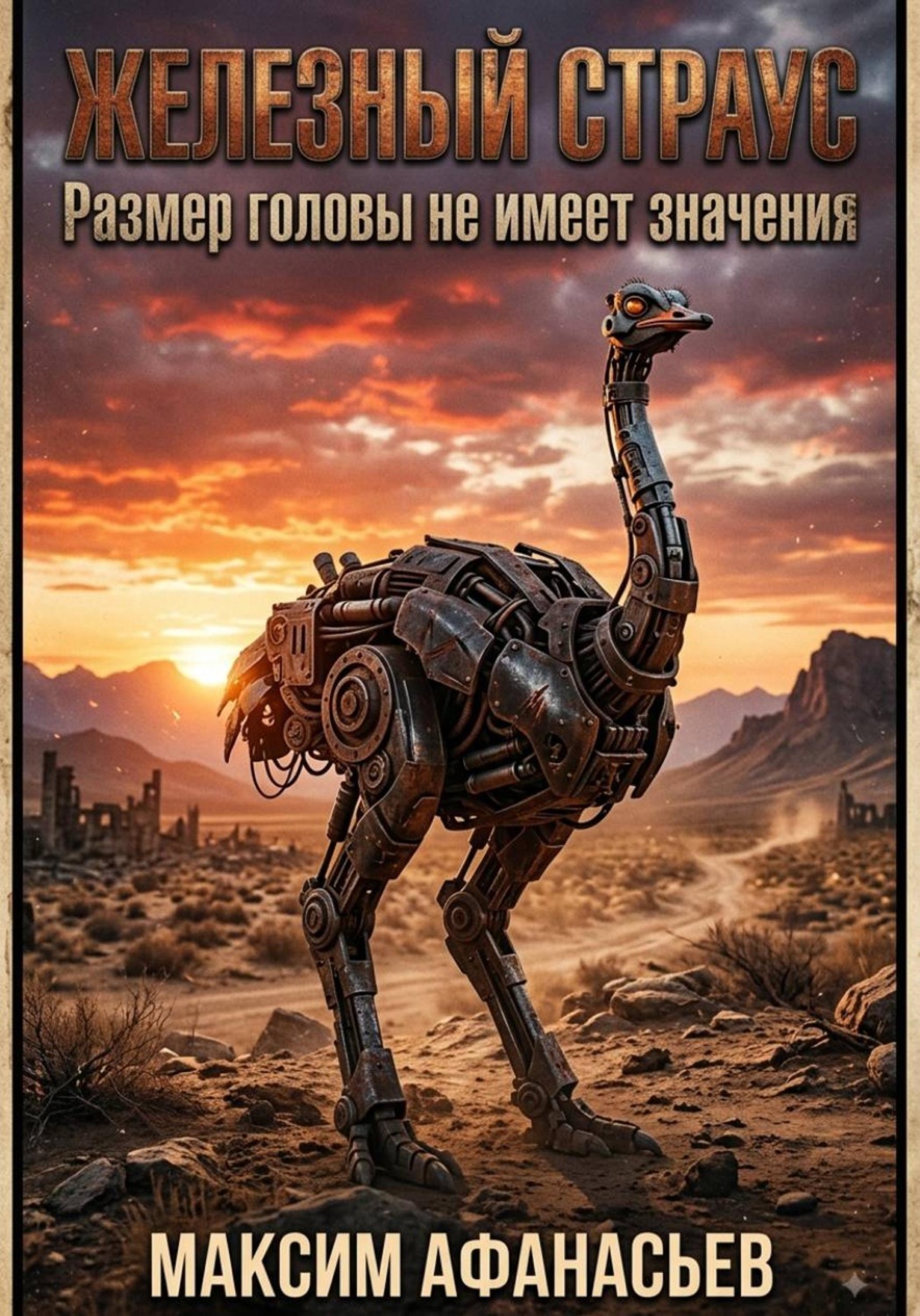 Обложка книги «Железный страус. Когда размер головы не имеет значения»