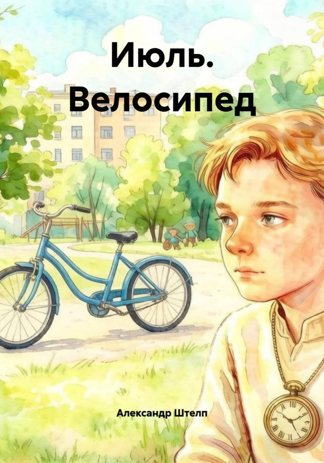 Обложка книги «Июль. Велосипед»