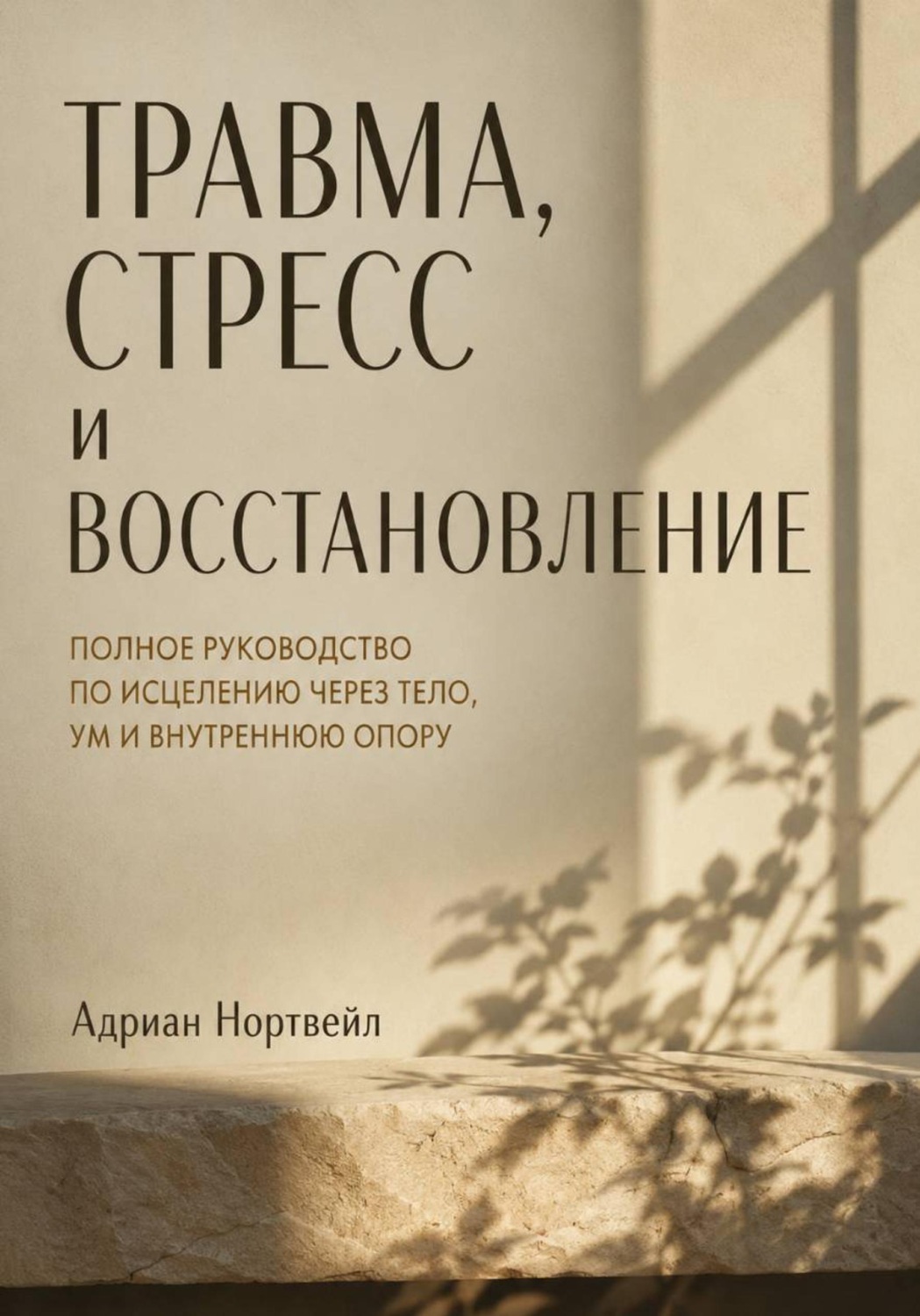 Обложка книги «Травма, стресс и восстановление. Полное руководство по исцелению через тело, ум и внутреннюю опору»
