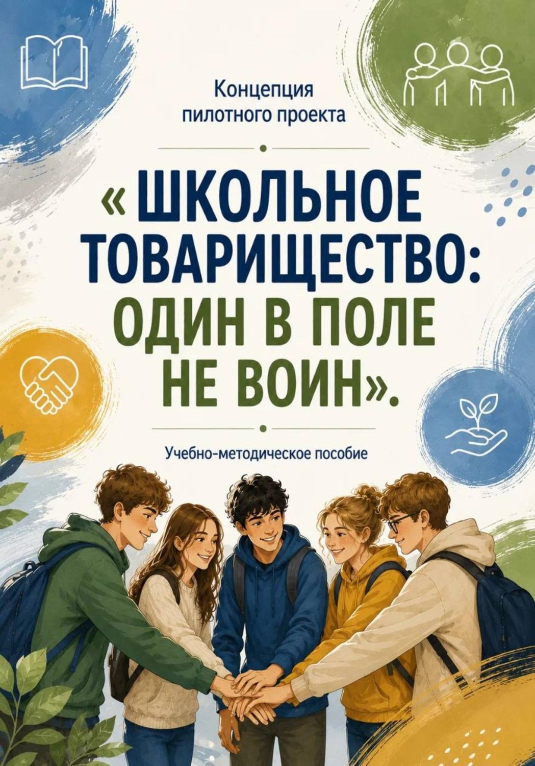 Обложка книги «Концепция пилотного проекта "Школьное товарищество: один в поле не воин"»