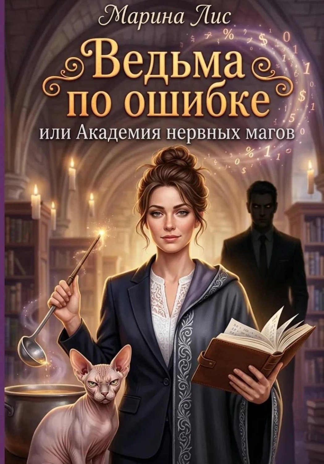 Обложка книги «Ведьма по ошибке, или академия нервных магов»
