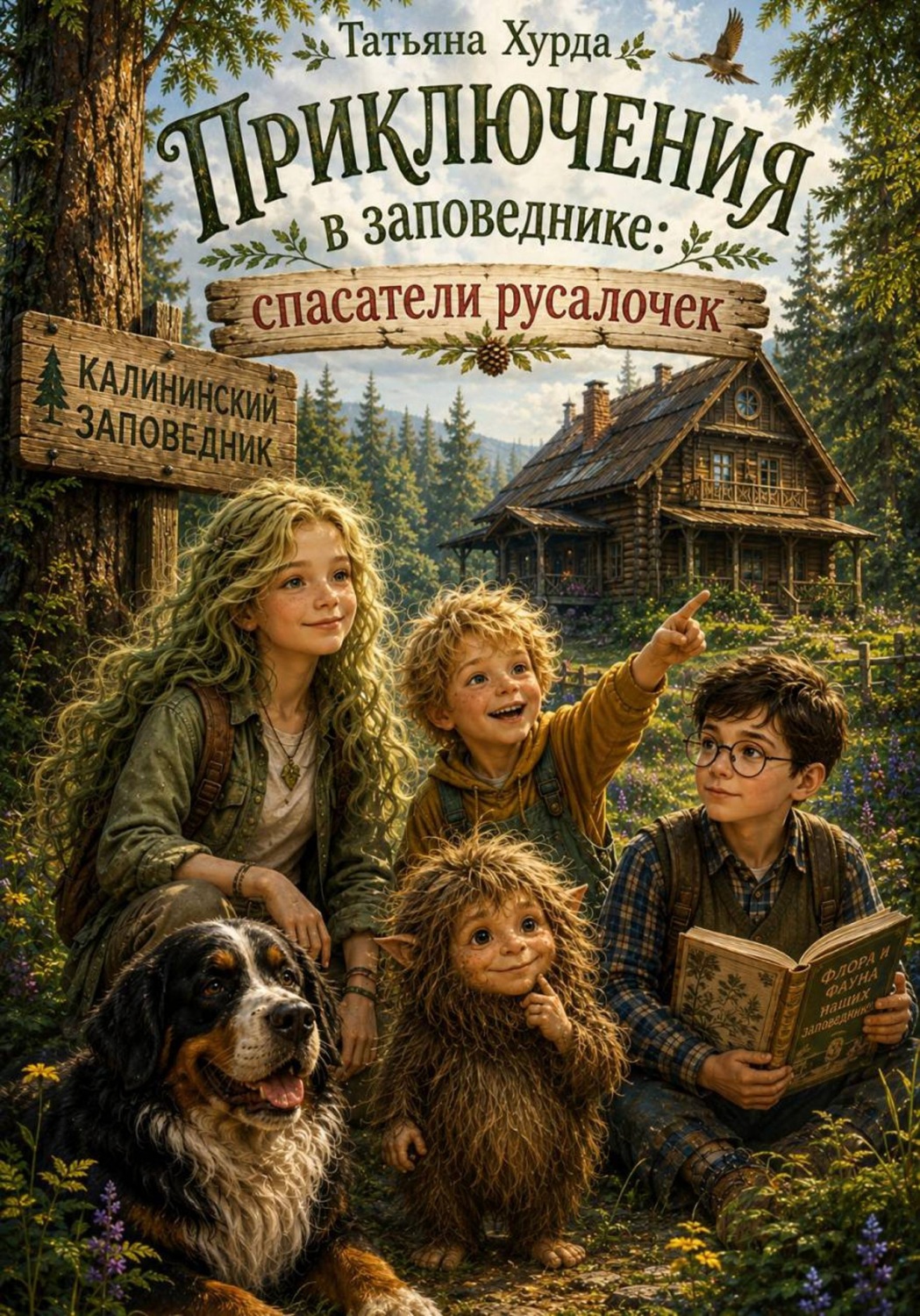 Обложка книги «Приключения в заповеднике: спасатели русалочек»