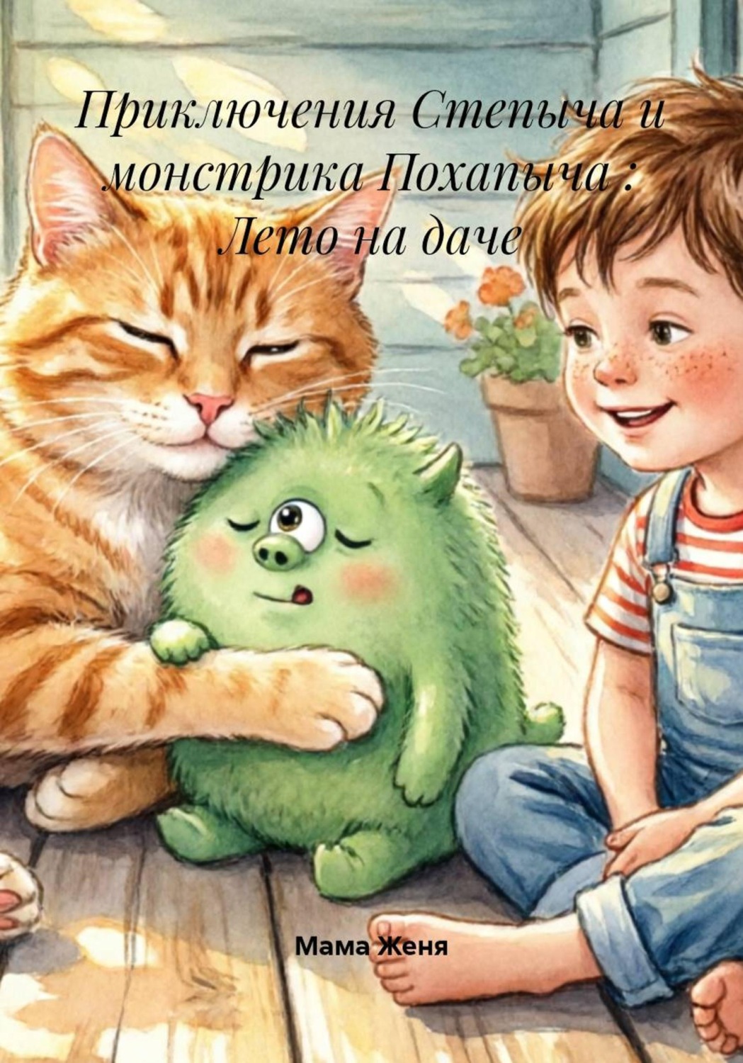 Обложка книги «Приключения Степыча и монстрика Похапыча: Лето на даче»