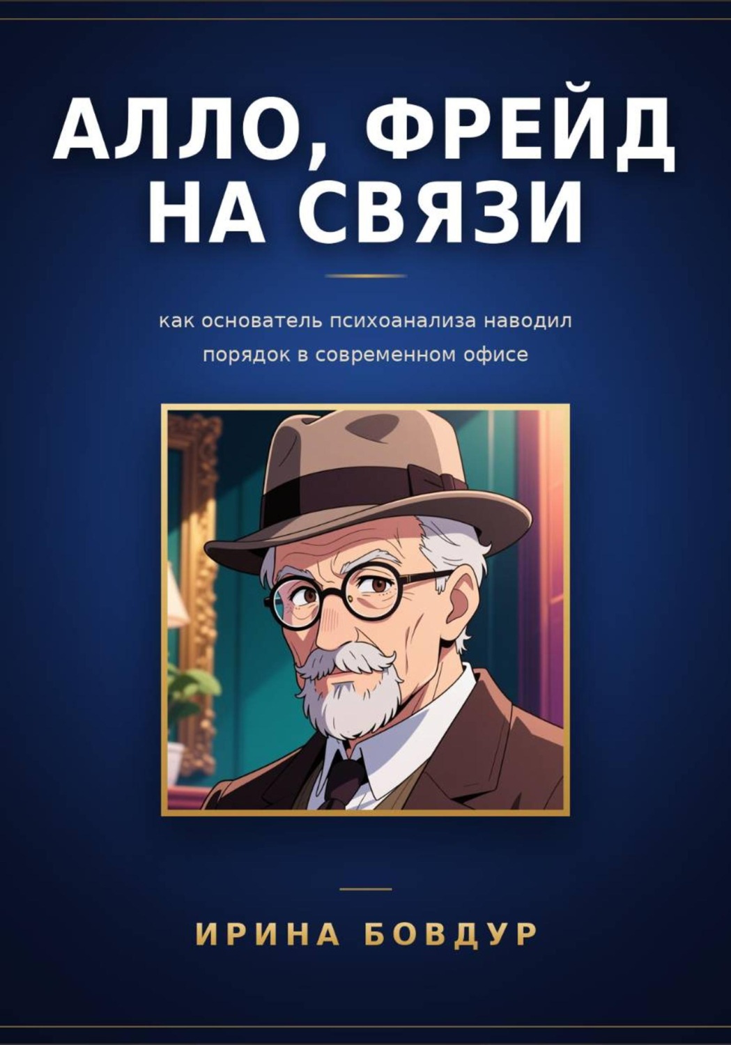 Обложка книги «Алло, Фрейд на связи: как основатель психоанализа наводил порядок в современном офисе»