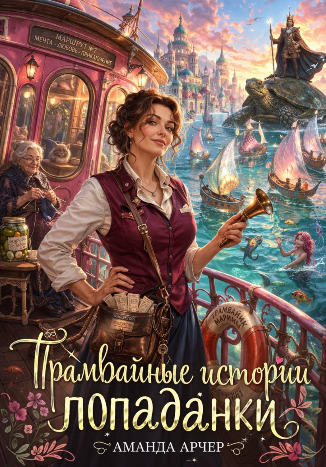 Обложка книги «Трамвайные истории попаданки»