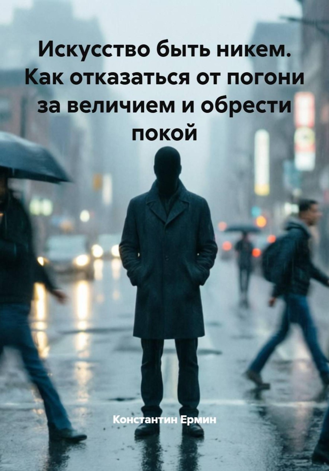 Обложка книги «Искусство быть никем. Как отказаться от погони за величием и обрести покой»