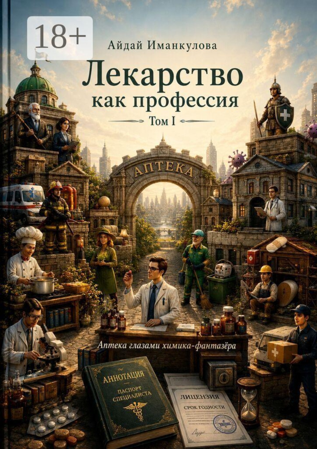 Обложка книги «Лекарство как профессия. Том I. Аптека глазами химика-фантазёра»