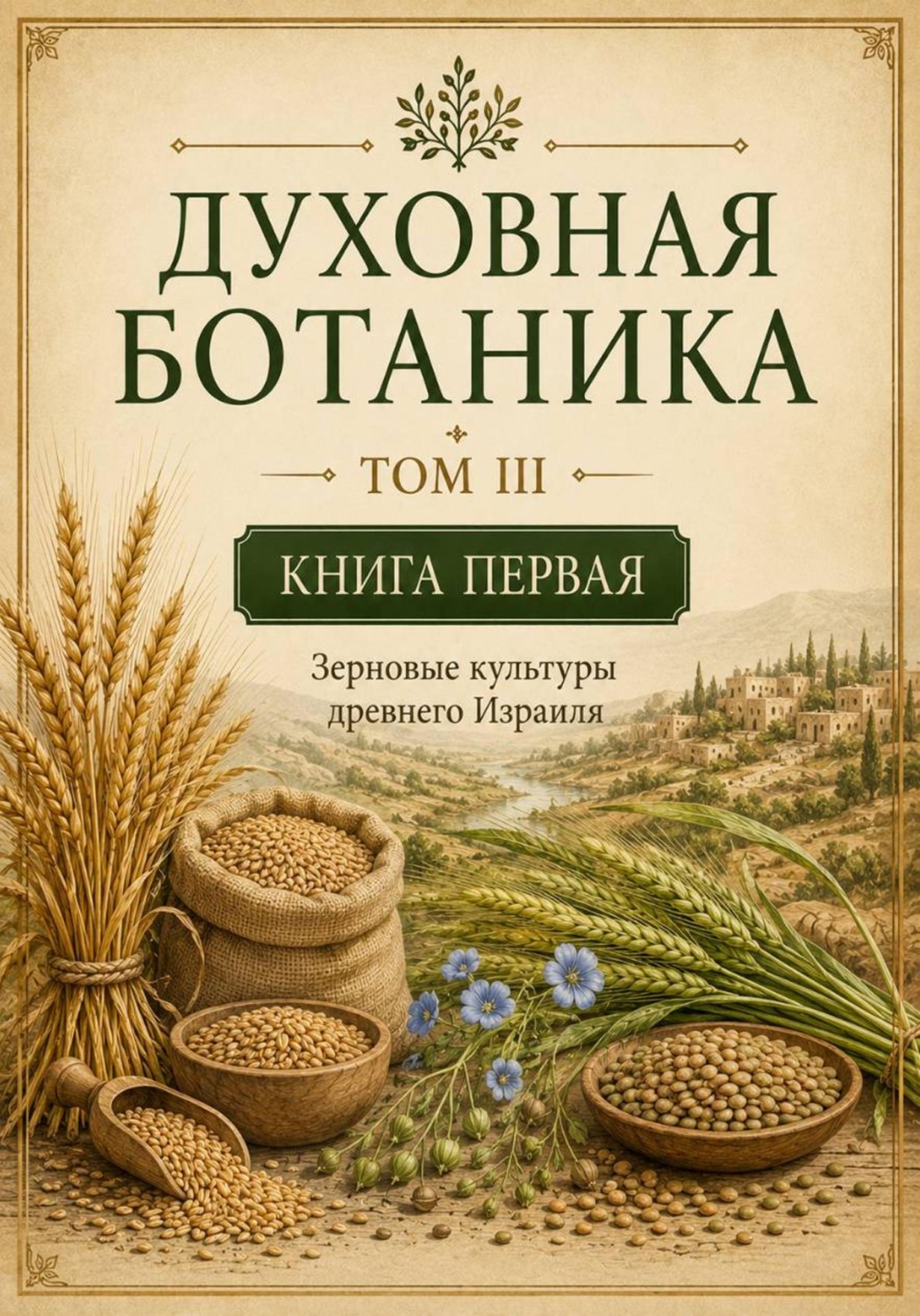 Обложка книги «Духовная ботаника. Том III. Плоды, злаки и культурные растения Библии. Книга первая:»